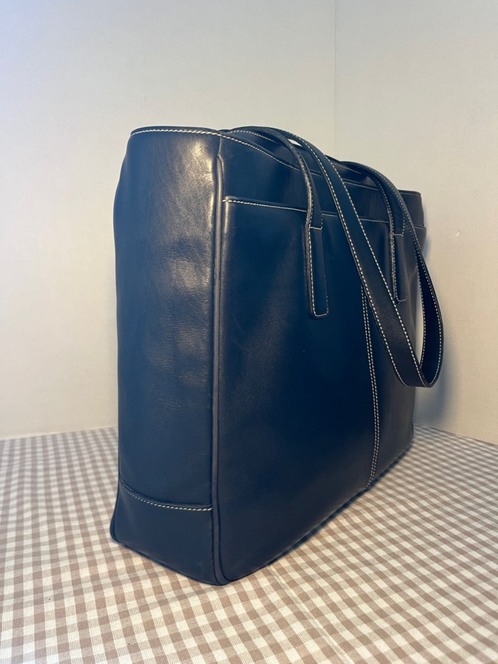Y2K Vintage Coach Hampton Leather Tote 5209 in Excellent Condition - Picture 8 of 15